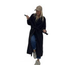 cappotto lungo con cintura bonita